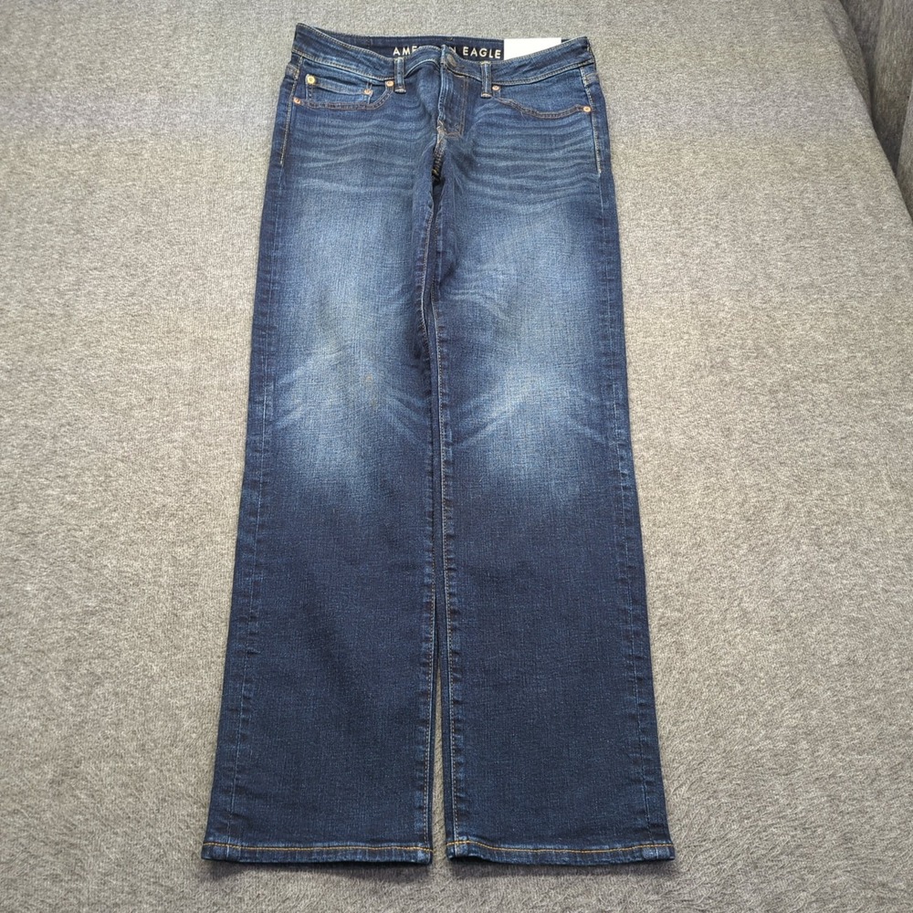 American Eagle Jeans Mens 31x32 Original‎ Straight Stretch Daek Wash Casual